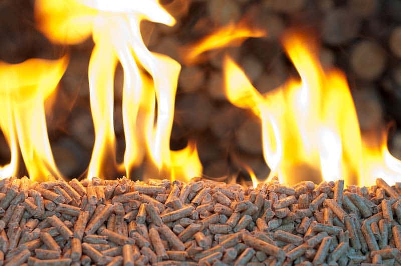 What is the calorific value of wood pellet related to?